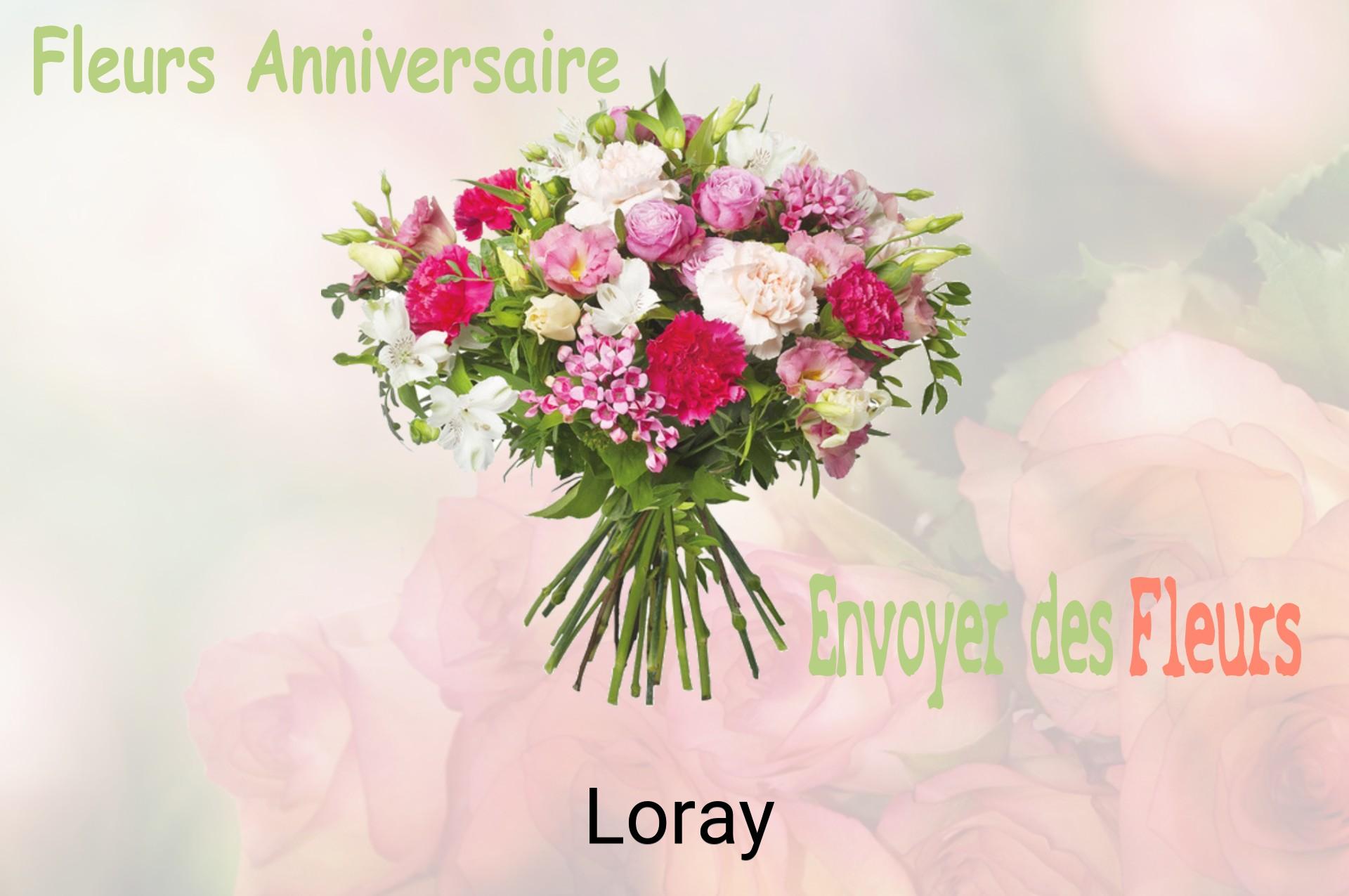 Bouquet de fleurs d’anniversaire livré à Loray